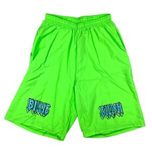 Billie Eilish Tour Merch Long Baggy Shorts Adult XL Graffiti Spellout "See Thru"